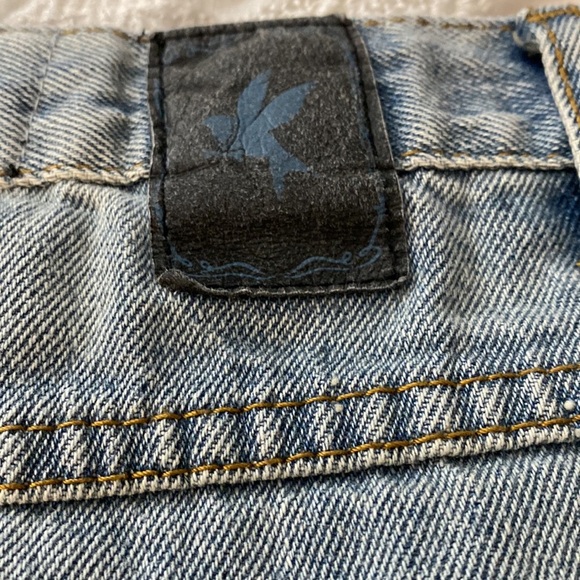 Rare One Teaspoon Sequin Romeos Jean Shorts - Picture 8 of 9